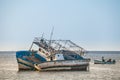 Old fishing vessels in Houmt Souk, island Jerba, Tunisia Royalty Free Stock Photo