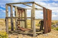 Abandoned fishing hut.