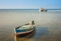 Old fishing boats. Houmt Souk, island Jerba, Tunisia Royalty Free Stock Photo