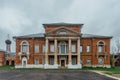 Abandoned former Nechaev`s mansion in Polibino village and Shukhov`s hyperboloid