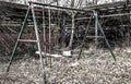 The abandoned funpark Royalty Free Stock Photo