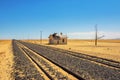 Abandoned Garub Railway Station in Namibia located on the road to Luderitz Royalty Free Stock Photo