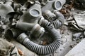 Abandoned gas masks