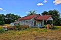 Abandoned Gas Station And Abandoned Ford Pick Up North Zulch Tex