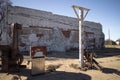 Abandoned Gas Station In Small Town America Royalty Free Stock Photo