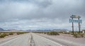 Abandoned gas station on US Route 66 in Mojave Desert, CA Royalty Free Stock Photo