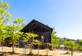 Abandoned and Gated Home in Coulterville California Royalty Free Stock Photo