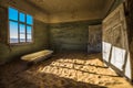 Abandoned ghost town of Kolmanskop in Namibia Royalty Free Stock Photo