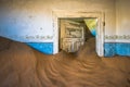 Abandoned ghost town of Kolmanskop in Namibia Royalty Free Stock Photo
