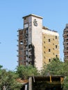 Abandoned ghost town of Varosha (Famagusta) in Northern Cyprus - High rise apartment block