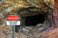 Abandoned Gold Mine Royalty Free Stock Photo