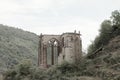 Abandoned gothic chapel called `Wernerkapelle` Bacharach