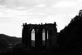 Abandoned gothic chapel called `Wernerkapelle` Bacharach