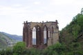 Abandoned gothic chapel called `Wernerkapelle` Bacharach