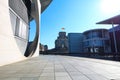 Abandoned government quarter of Berlin, Germany during coronavirus shutdown