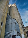 Abandoned grain elevator in downtown Washington CH Oh