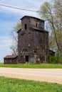 Abandoned grain elevator Royalty Free Stock Photo