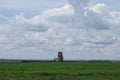 Abandoned grain storage Royalty Free Stock Photo