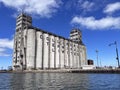 Abandoned grain terminal in Sunset Point park, Collingwood, Ontario