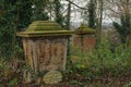 Abandoned grave yard