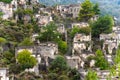 Abandoned Greek village Kayakoy, Fethiye, Turkey Royalty Free Stock Photo