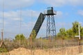 Abandoned guard tower on the boarder of Israel in Lebanon.