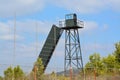 Abandoned guard tower on the boarder of Israel in Lebanon.