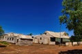 Abandoned guest house for goldminers in the Australian outback Royalty Free Stock Photo
