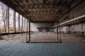 Abandoned Gymnasium in Pripyat Royalty Free Stock Photo