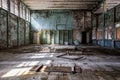 Abandoned Gymnasium in Pripyat Chernobyl Royalty Free Stock Photo