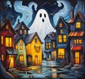 Abandoned on Halloween: The True Story of a Ghost Town, a Drowne Royalty Free Stock Photo