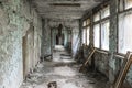 Abandoned hallway Royalty Free Stock Photo