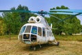 Abandoned helicopter at the China Military Aviation Museum