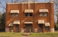 Abandoned Historic Building Located in Tyler TX Royalty Free Stock Photo