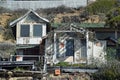 Empty, historic home in the Crystal Cove State Park, Southern California. Royalty Free Stock Photo