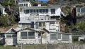 Empty, historic home in the Crystal Cove State Park, southern California. Royalty Free Stock Photo