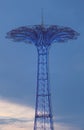 Abandoned historic landmark, Parachute jump, from Brooklyn's Con Royalty Free Stock Photo