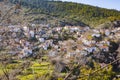 Abandoned historical village of Prastos in Peloponnese, Greece