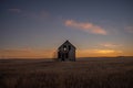 Abandoned homestead on the Canadian prairies Royalty Free Stock Photo