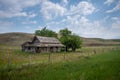 Abandoned homestead on the prairies Royalty Free Stock Photo