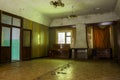 Abandoned hostel hall