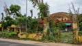 Abandoned hostel in the Indian city of Puri