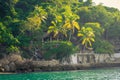 Abandoned Hotel becomes Tropical Paradice Near Acapulco Mexico Royalty Free Stock Photo