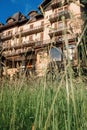 Abandoned hotel in Glion, Switzerland Royalty Free Stock Photo