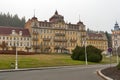 Abandoned hotel in Marianske Lazne (Marienbad Spa) Royalty Free Stock Photo