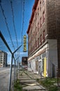 Abandoned Hotel Street View Royalty Free Stock Photo