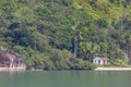 Abandoned house in beach of Saco do Mamangua