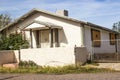 Abandoned House With Boarded Up Windows Royalty Free Stock Photo