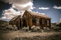 Abandoned House at Bodie Ghost Town Royalty Free Stock Photo