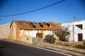 Abandoned house on Canary Island Fuerteventura, Spain Royalty Free Stock Photo